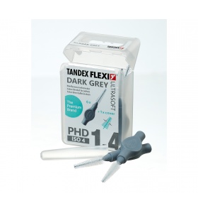 Tandex ( 6 szt.) Flexi Ultra Soft Dark Gray 3,00- 6,00 mm trapered