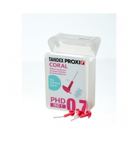 Tandex (6 szt.) szczoteczek Proxi Coral Micro Fine (różowa)